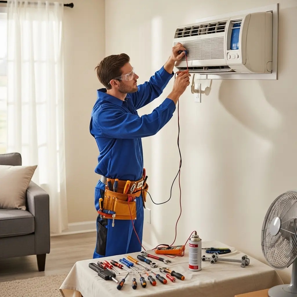 Şehzadeler Airfel Airfel klima gaz dolumu ve bakım – Enerji verimliliği artırıldı. - Teknik servis örneği